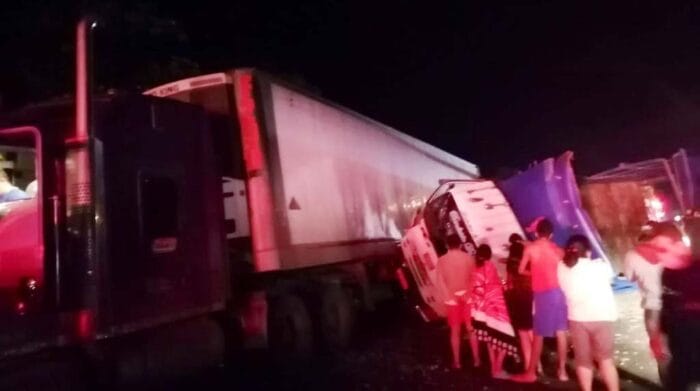 Un herido en siniestro de tránsito en la vía Alóag- Santo Domingo