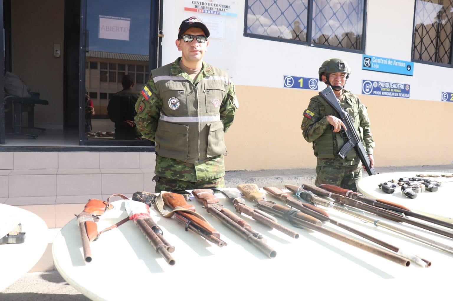 Armas decomisadas en Loja serán destruidas