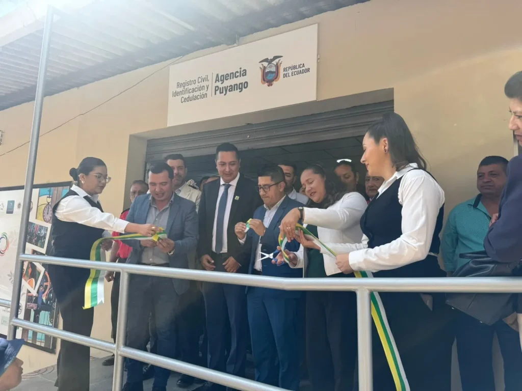 Agencia de Registro Civil inaugurada en el cantón Puyango