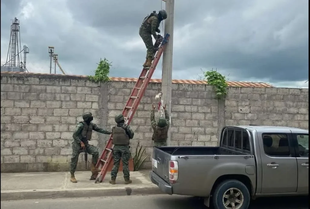 Desmantelan red de videovigilancia clandestina usada por grupos delictivos en Manta