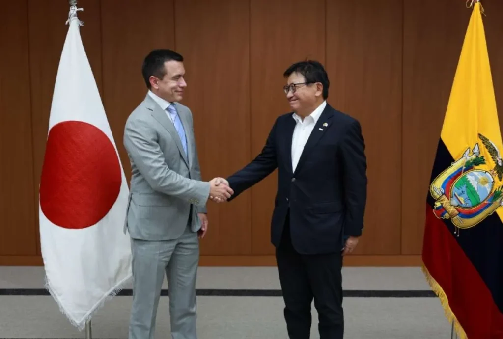 Noboa impulsa acuerdo comercial entre Ecuador y Japón