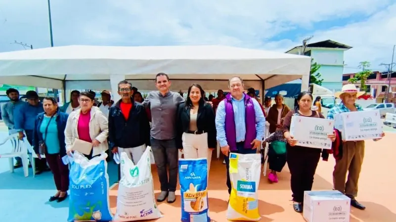 Gonzanamá recibe impulso agrícola con 34 paquetes