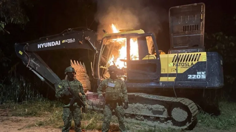 Minería ilegal amenaza al Parque Nacional Podocarpus