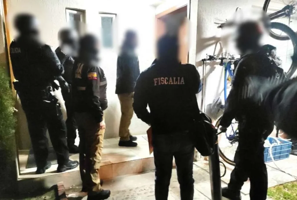 allanamiento Pomasqui Fiscalía