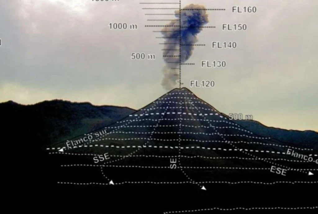 Volcán El Reventador emite ceniza hoy