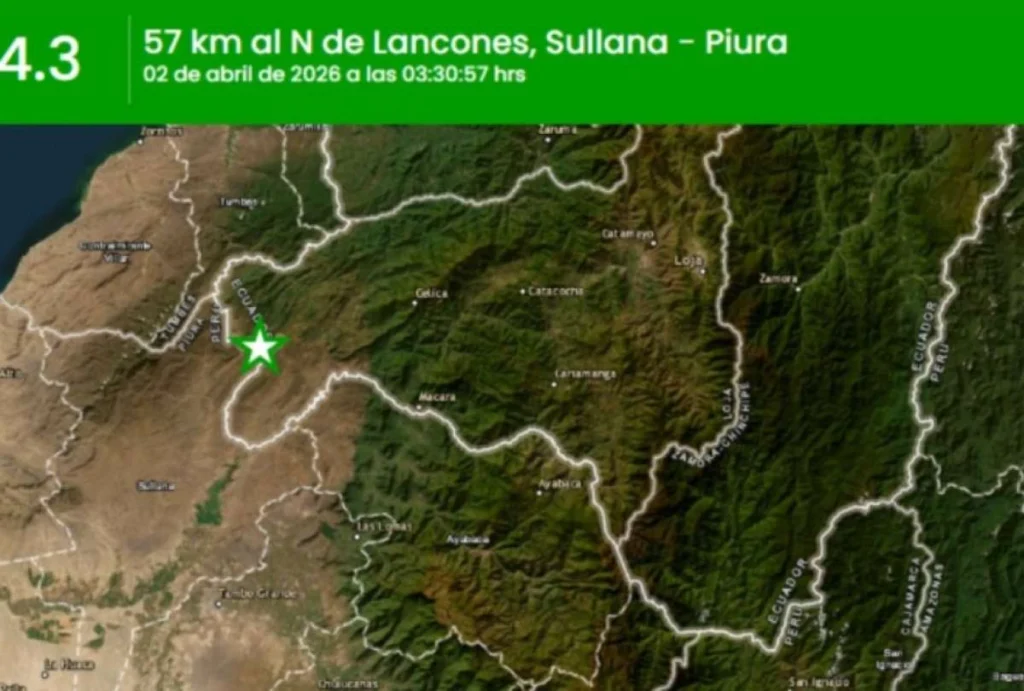 Sismo en Loja por actividad sísmica en Perú