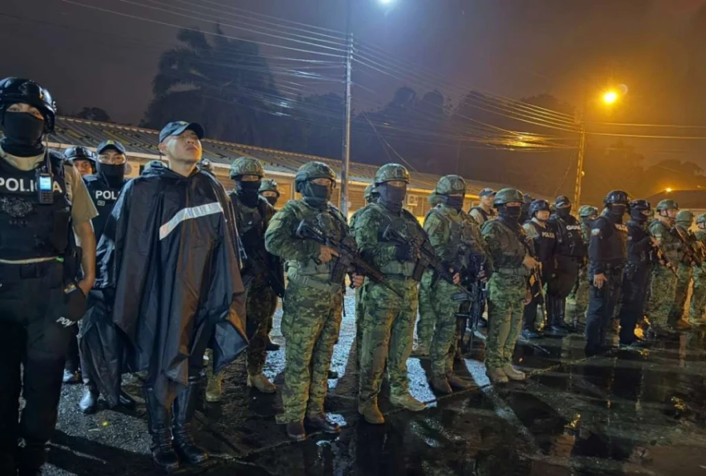 Megaoperativo en Ecuador golpea crimen organizado