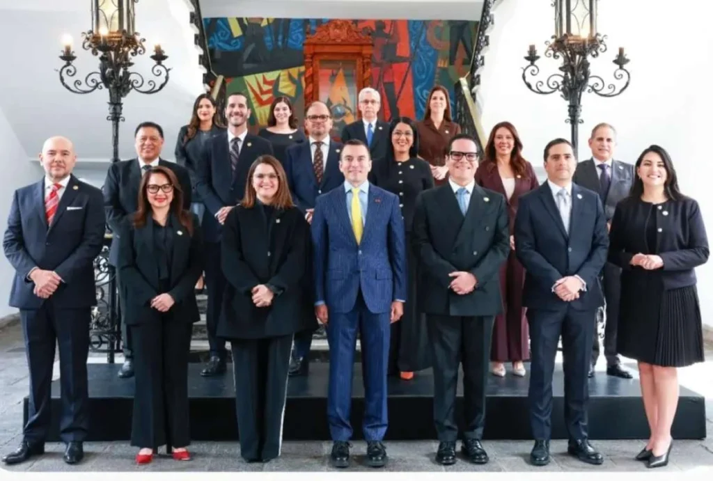 Daniel Noboa presenta su nuevo gabinete ministerial