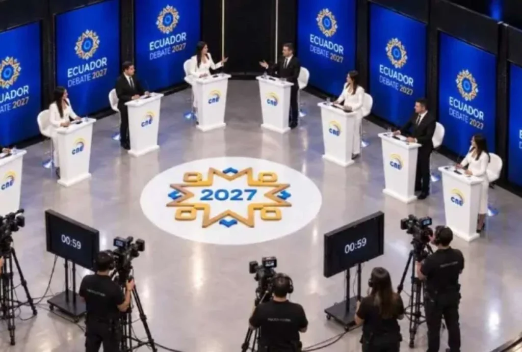 Debates electorales Ecuador 2027: fechas y cantones