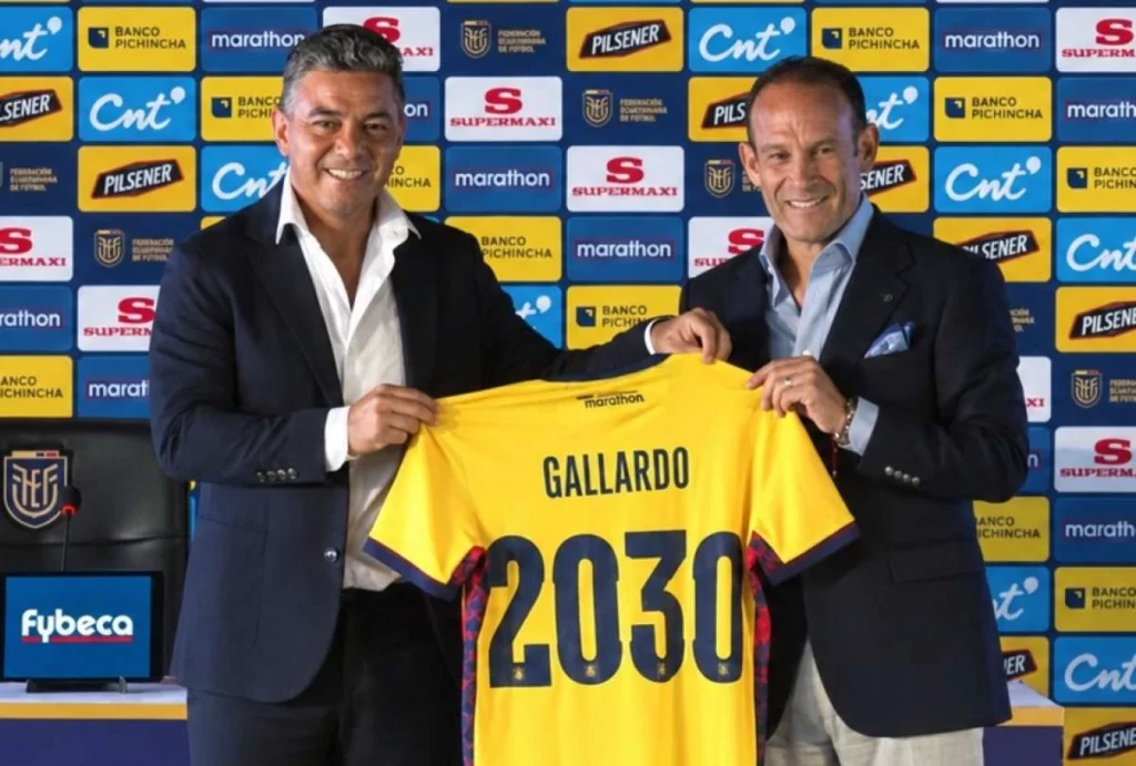 Marcelo Gallardo es presentado como técnico de Ecuador